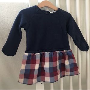 Zara girl dress 2/3t plaid